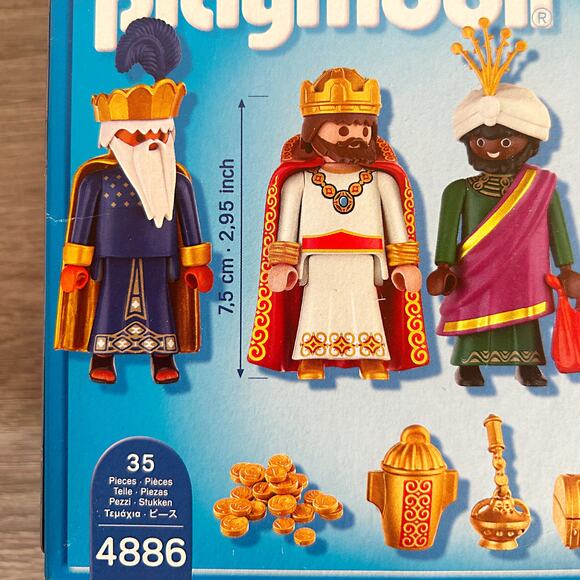 2011 Playmobil 4886 Three Wise Kings Christmas Nativity Camel & Gifts Set NIB - Picture 4 of 5